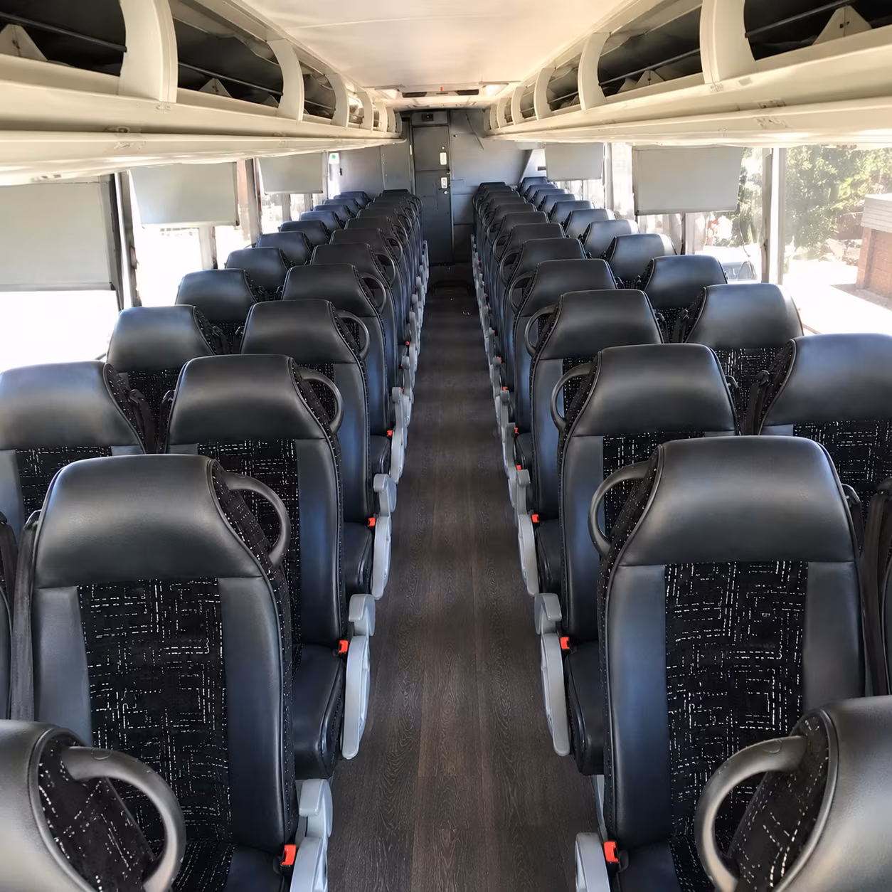 jackson charter bus interior