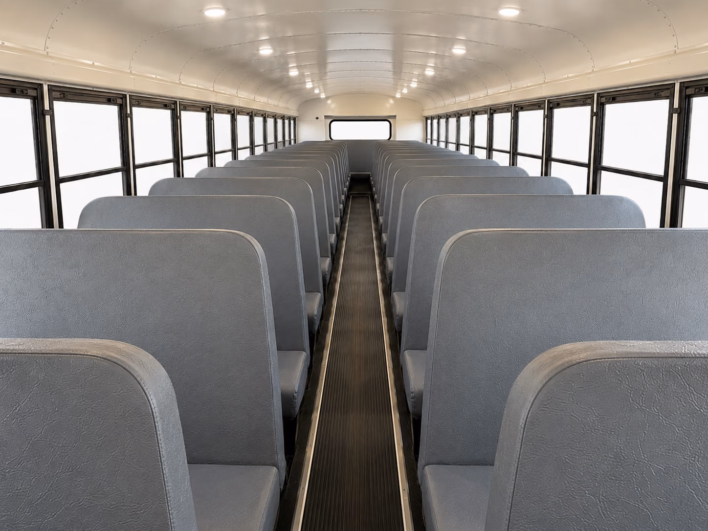 school bus inside