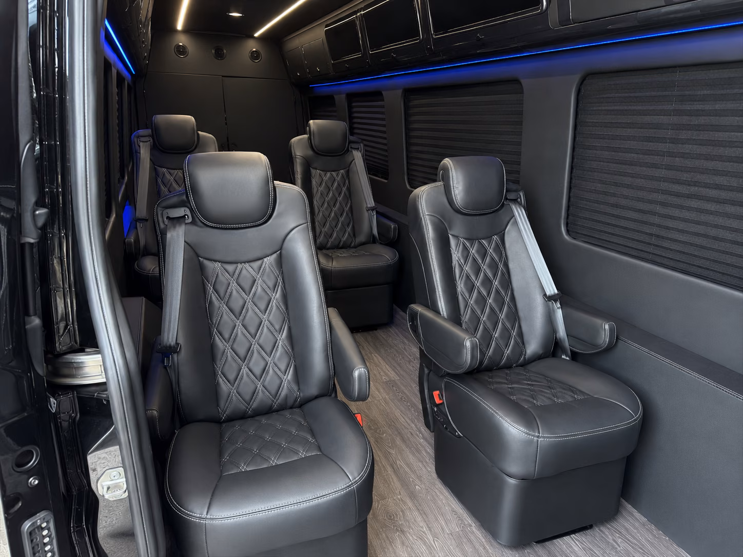 sprinter van with driver interior